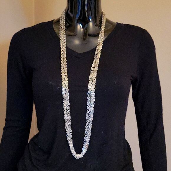 40" Long Chain Necklace. Fashion Statement Jewelry - Picture 1 of 5